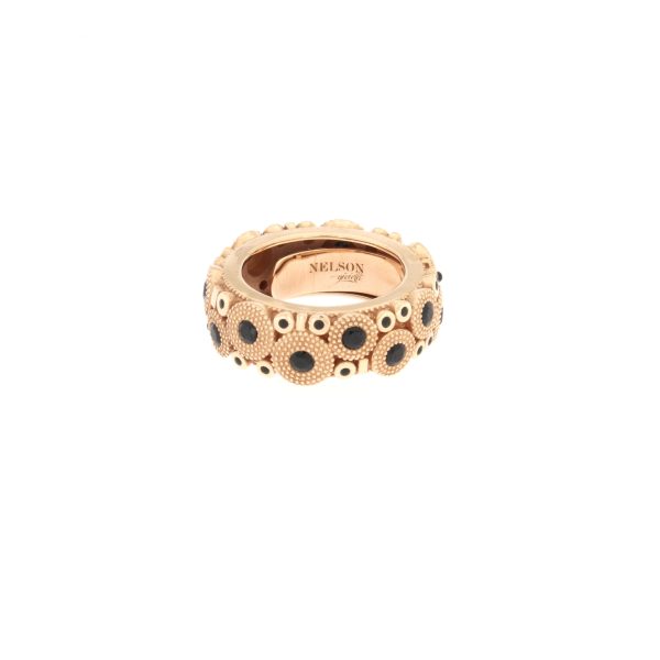 Anello Pietrasanta Rosè - Nero