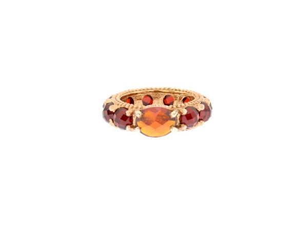 Anello Marrakech Rosè - Rodolite