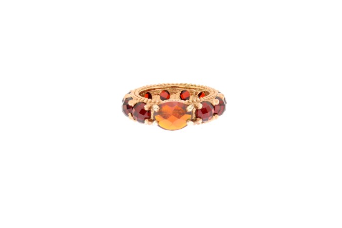 Anello Marrakech Rosè - Rodolite