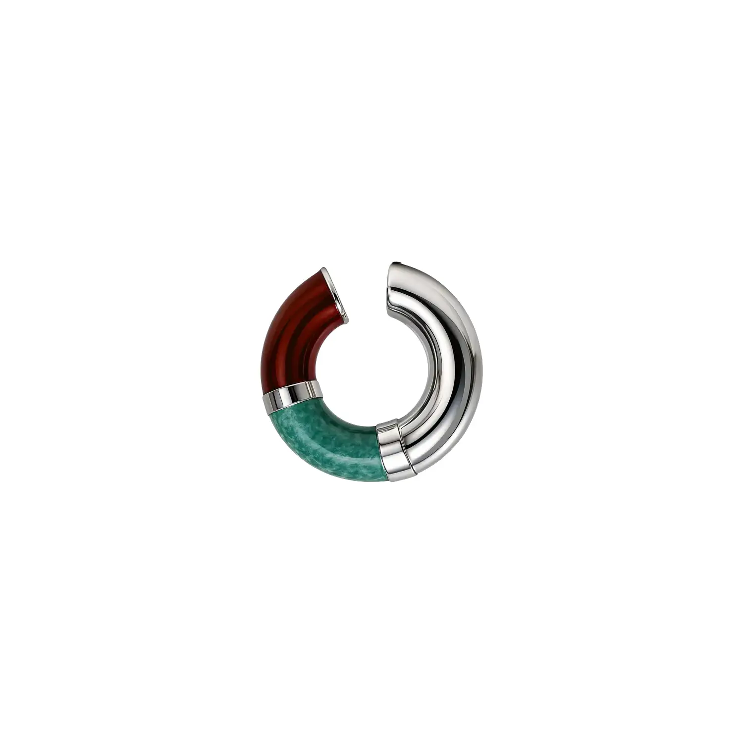 Earcuff 90's Baby - Verde\Rosso
