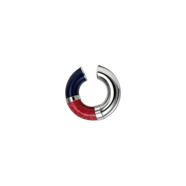 Earcuff 90's Baby - Blu \ Rosso - Argento