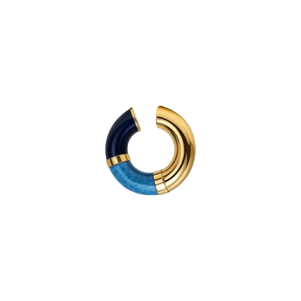 Earcuff 90's Baby - Blu \ Azzurro - Oro giallo
