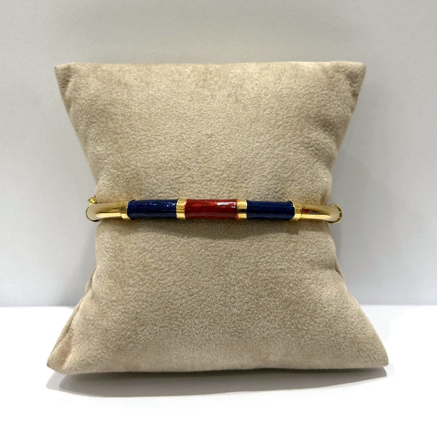 Bracciale 90's Baby - Blu / Bordeaux - immagine 2