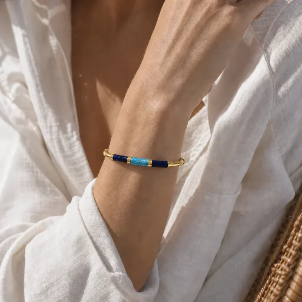 Alternative view of Bracciale 90's Baby - Blu / Azzurro