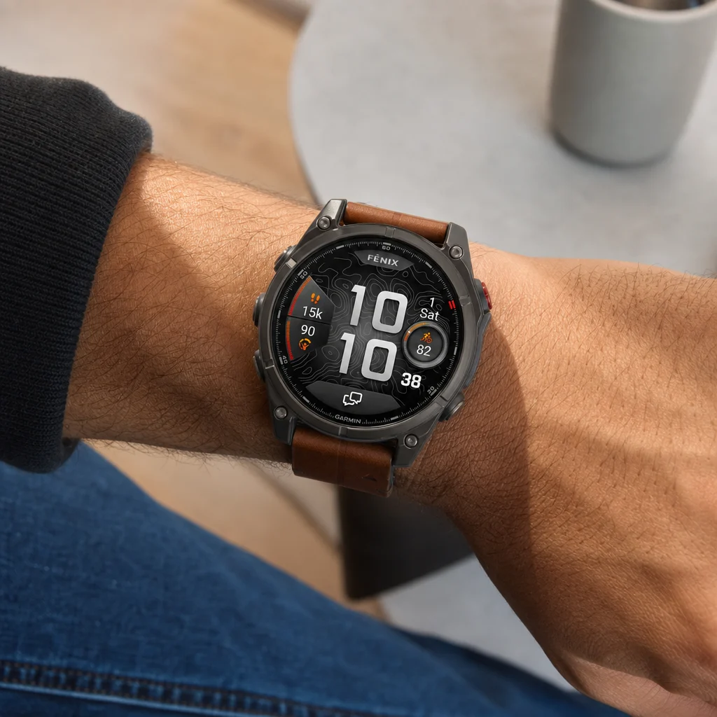 Garmin fenix 8 Pro 47mm Sapphire AMOLED Carbon Grey Titanium - Versione Exclusive - immagine 2